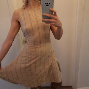 100% linen dress with adjustable tie